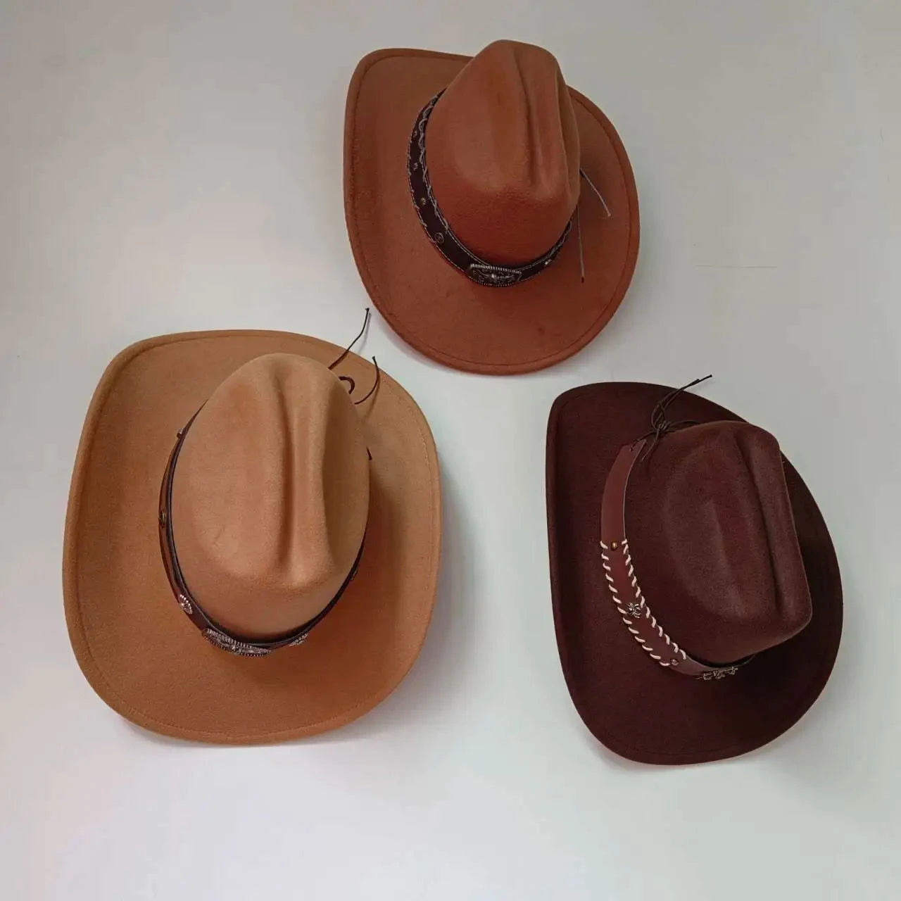Wide Brim Western Cowboy Hat - ShopEbonyMonique