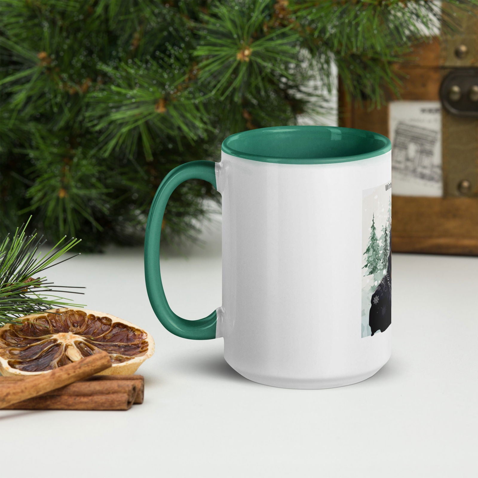 Winter Is Coming Mug with Color Inside - ShopEbonyMonique