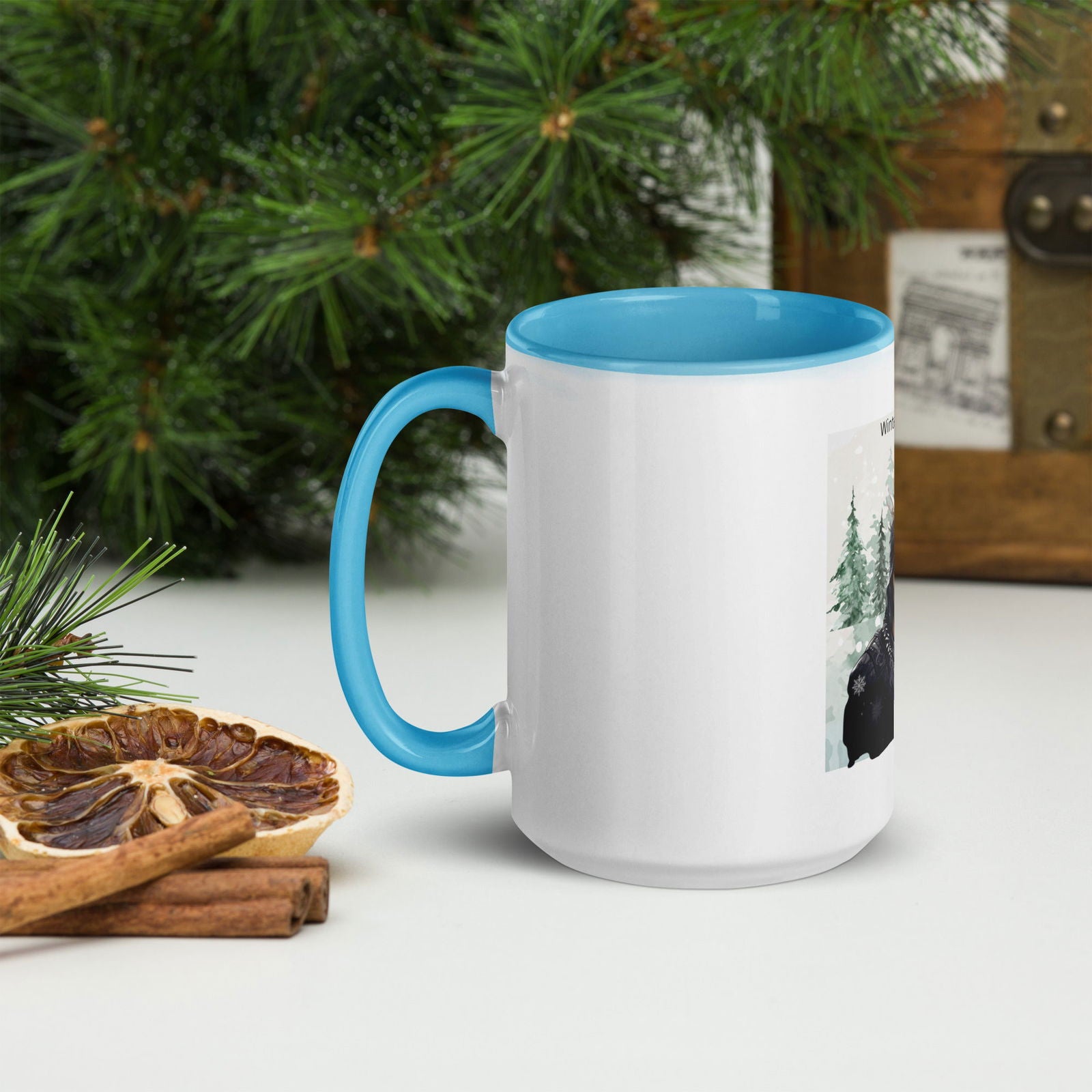 Winter Is Coming Mug with Color Inside - ShopEbonyMonique