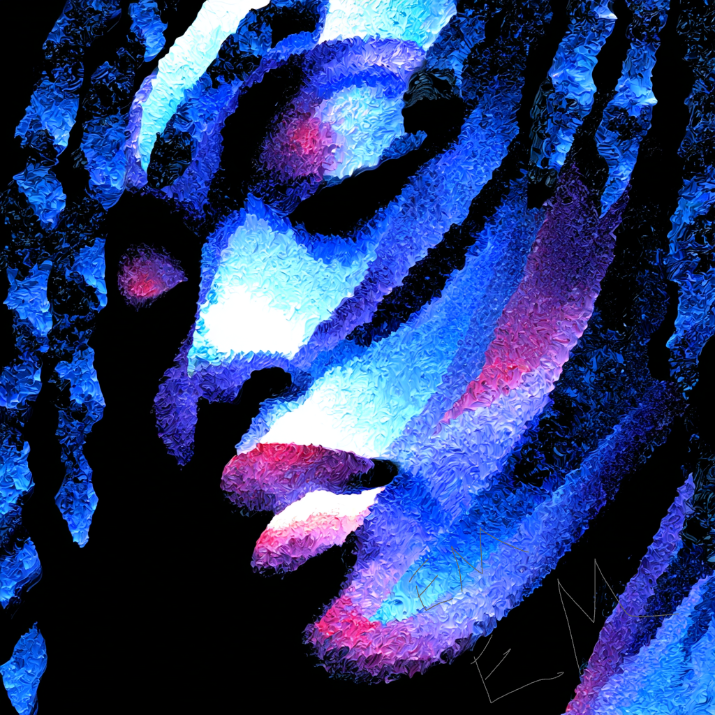 Blue Reverie digital art PNG by Ebony Monique