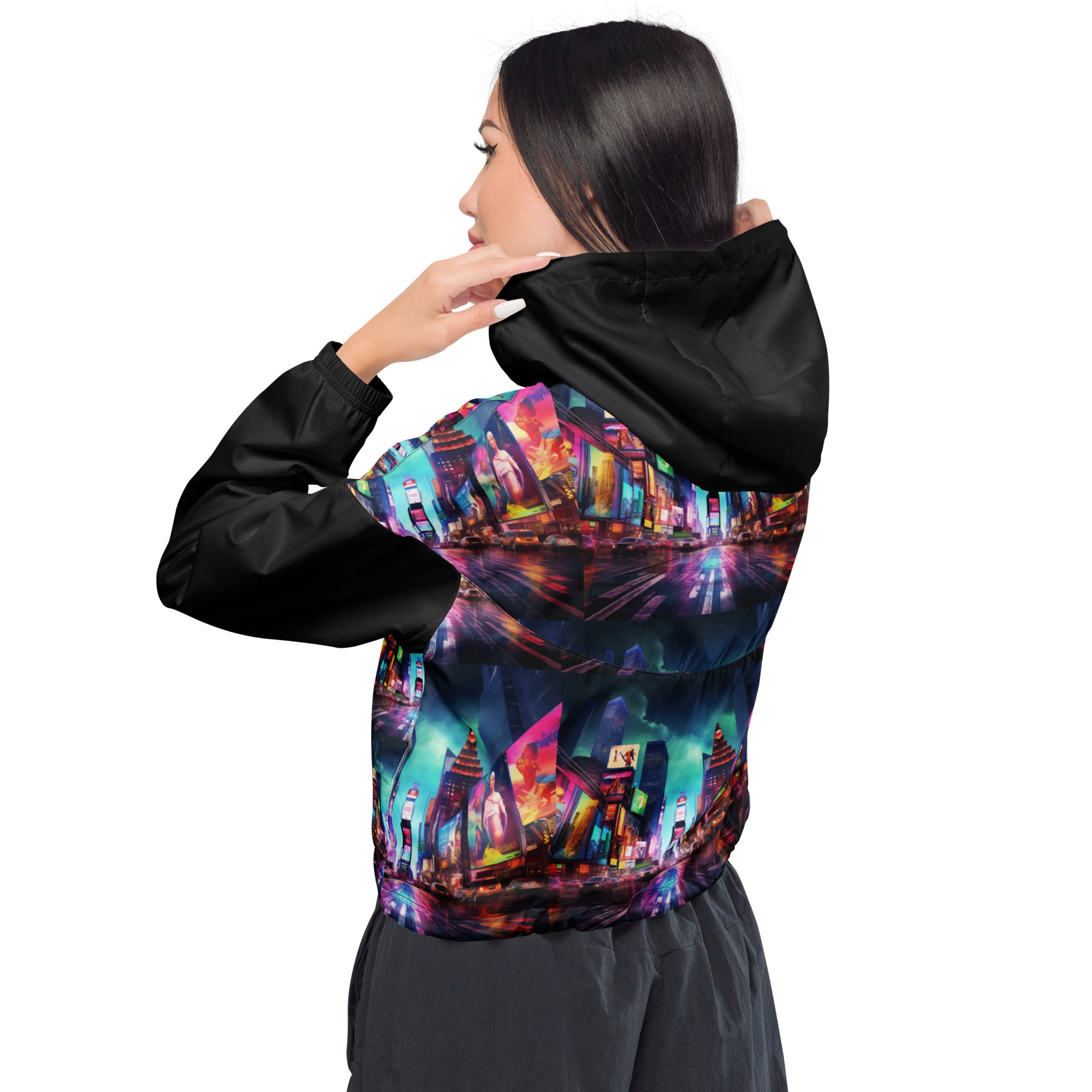 City Women’s cropped windbreaker - ShopEbonyMonique