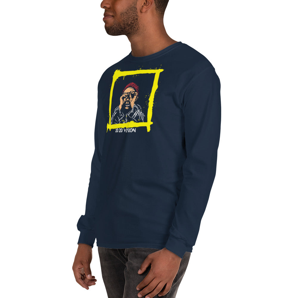 Vision Men’s Long Sleeve Shirt - ShopEbonyMonique