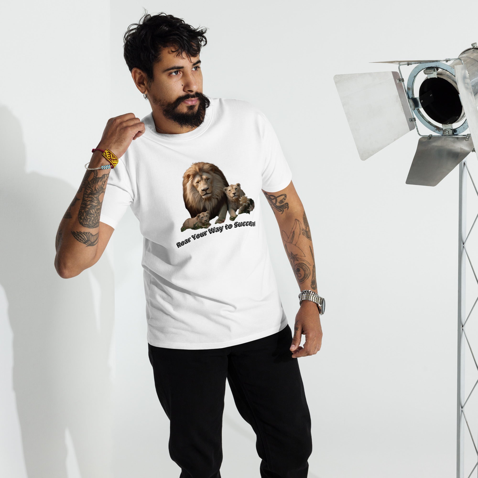 Roar Your Way to Success! Heavyweight Tee - ShopEbonyMonique