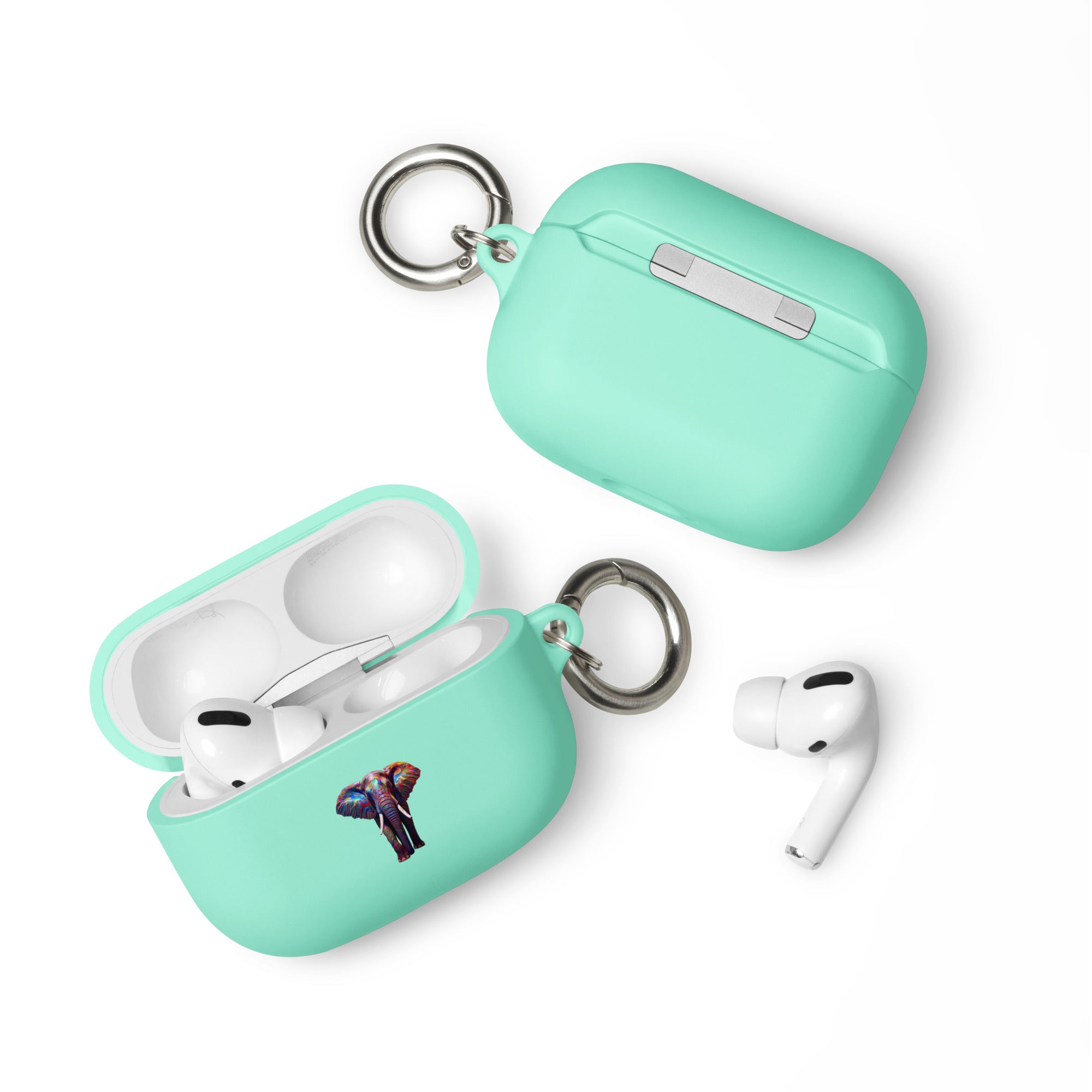 Elephant Lovers Rubber Case for AirPods® - ShopEbonyMonique