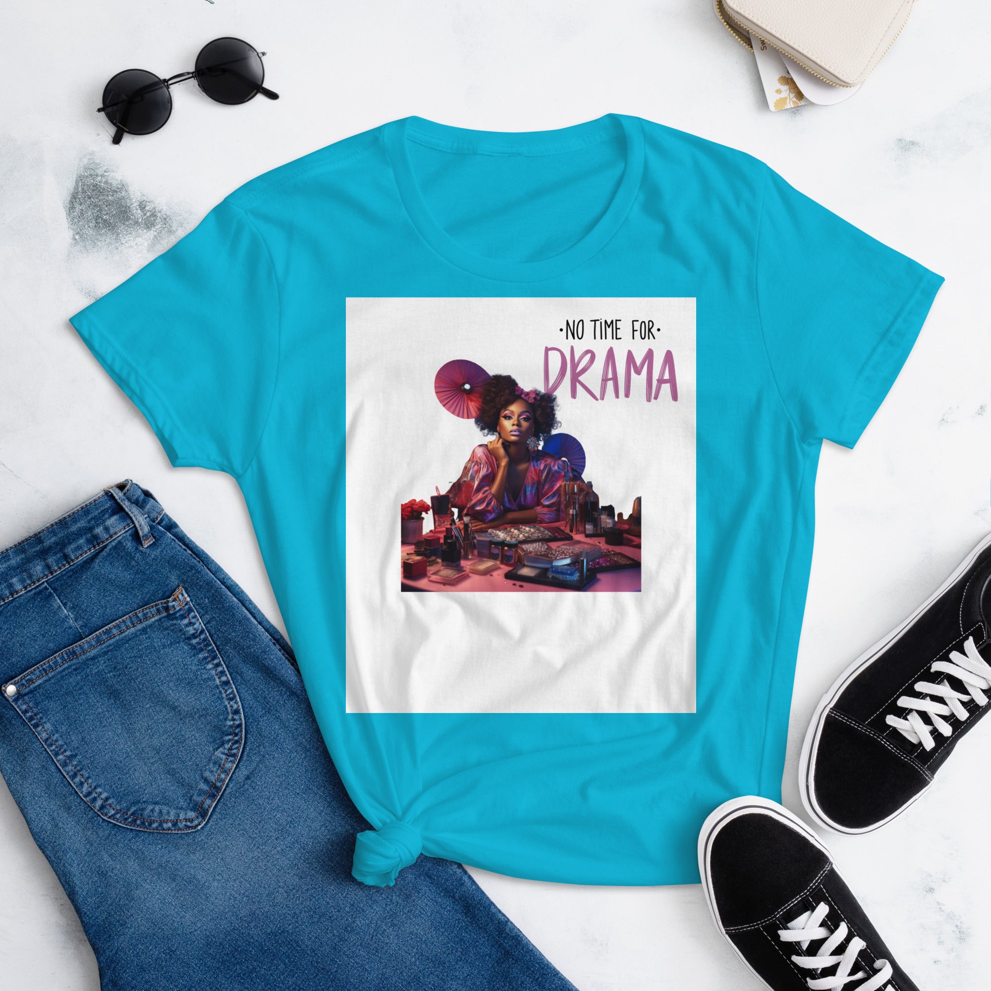 No Drama Women's short sleeve t-shirt - ShopEbonyMonique