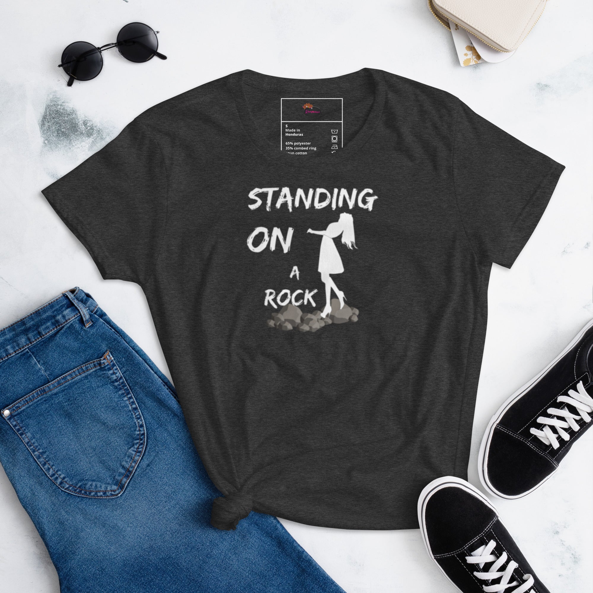 Standing on a Rock Women's short sleeve t-shirt - ShopEbonyMonique