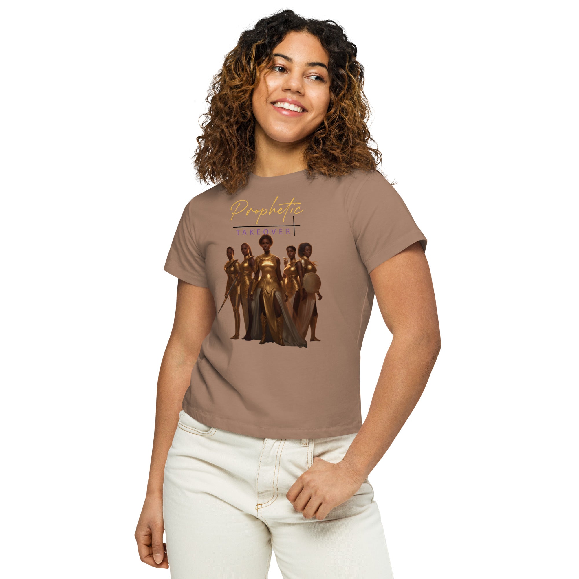 Prophetic Takeover Women’s high-waisted t-shirt - ShopEbonyMonique