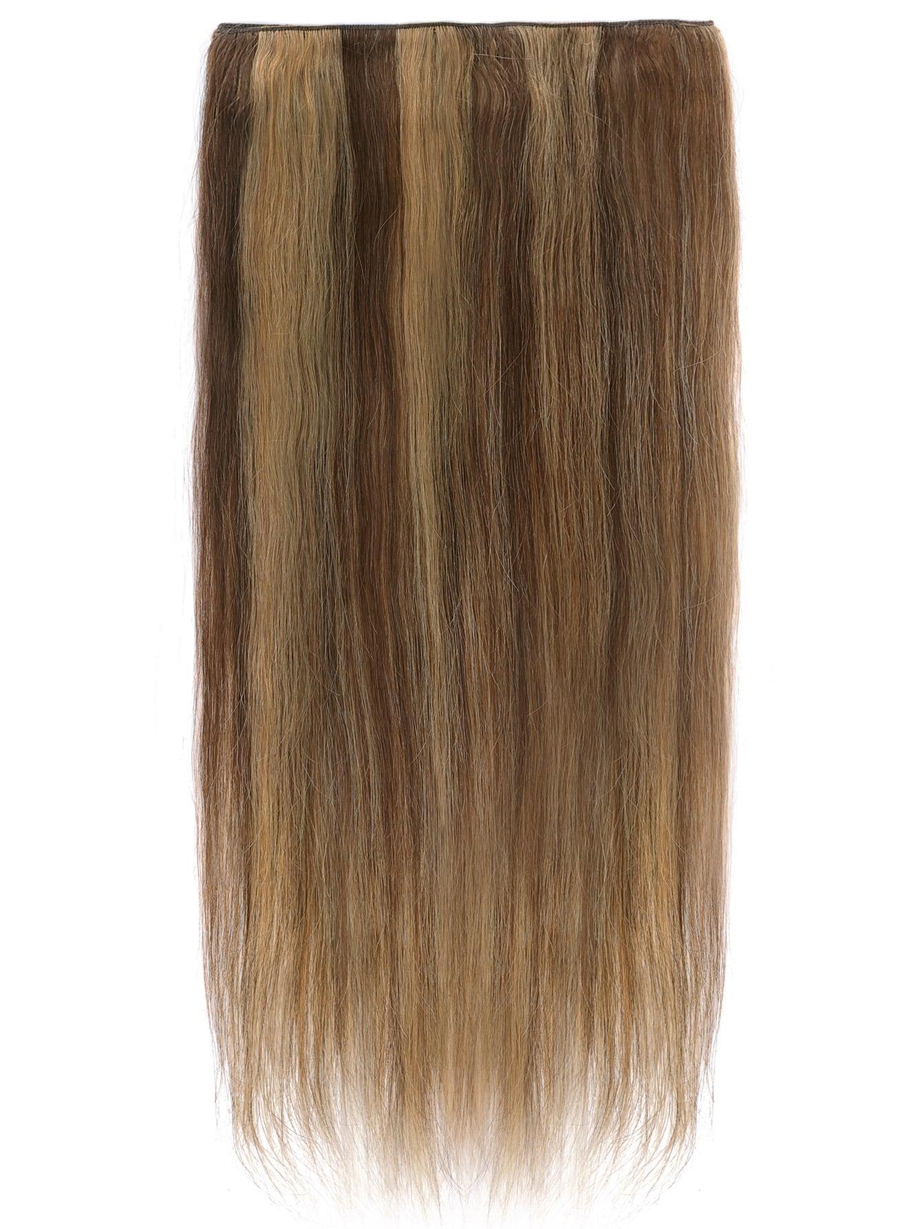 EM 8pcs Clip In Straight Human Hair - ShopEbonyMonique