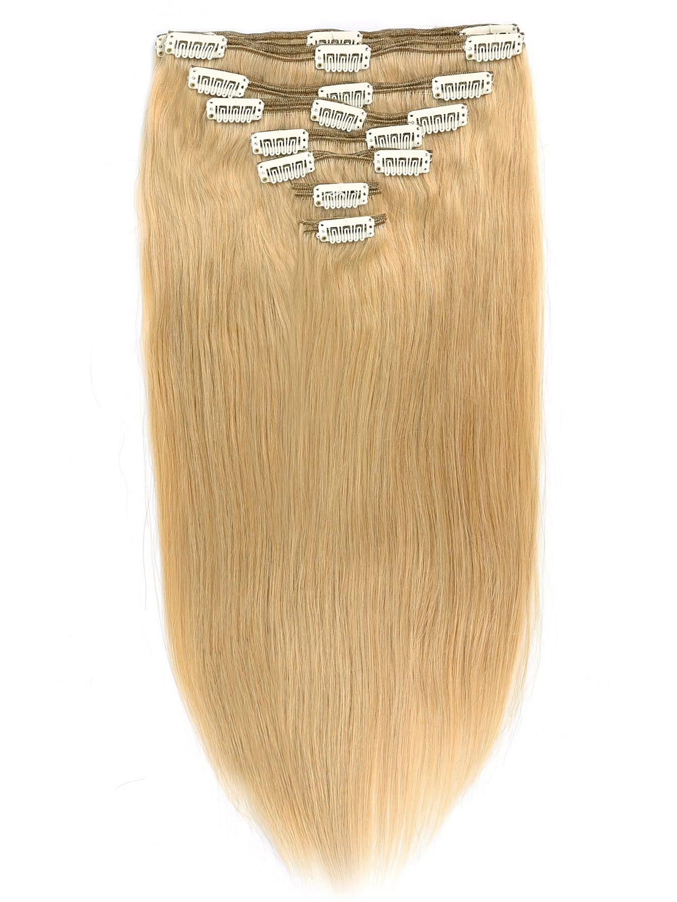 EM 8pcs Clip In Straight Human Hair - ShopEbonyMonique