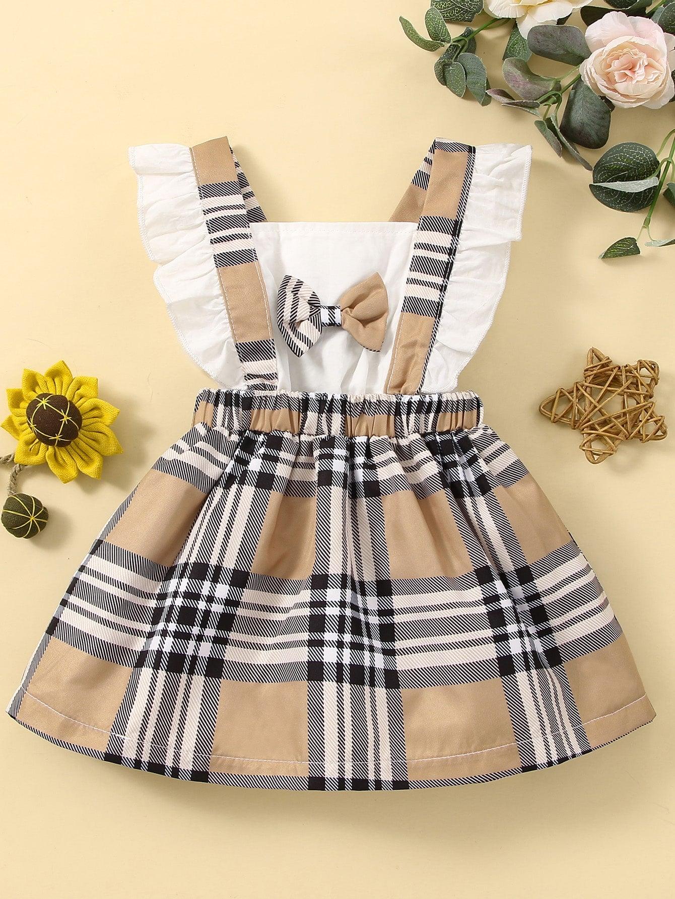 Ke'mora Baby Plaid Print Dress - ShopEbonyMonique