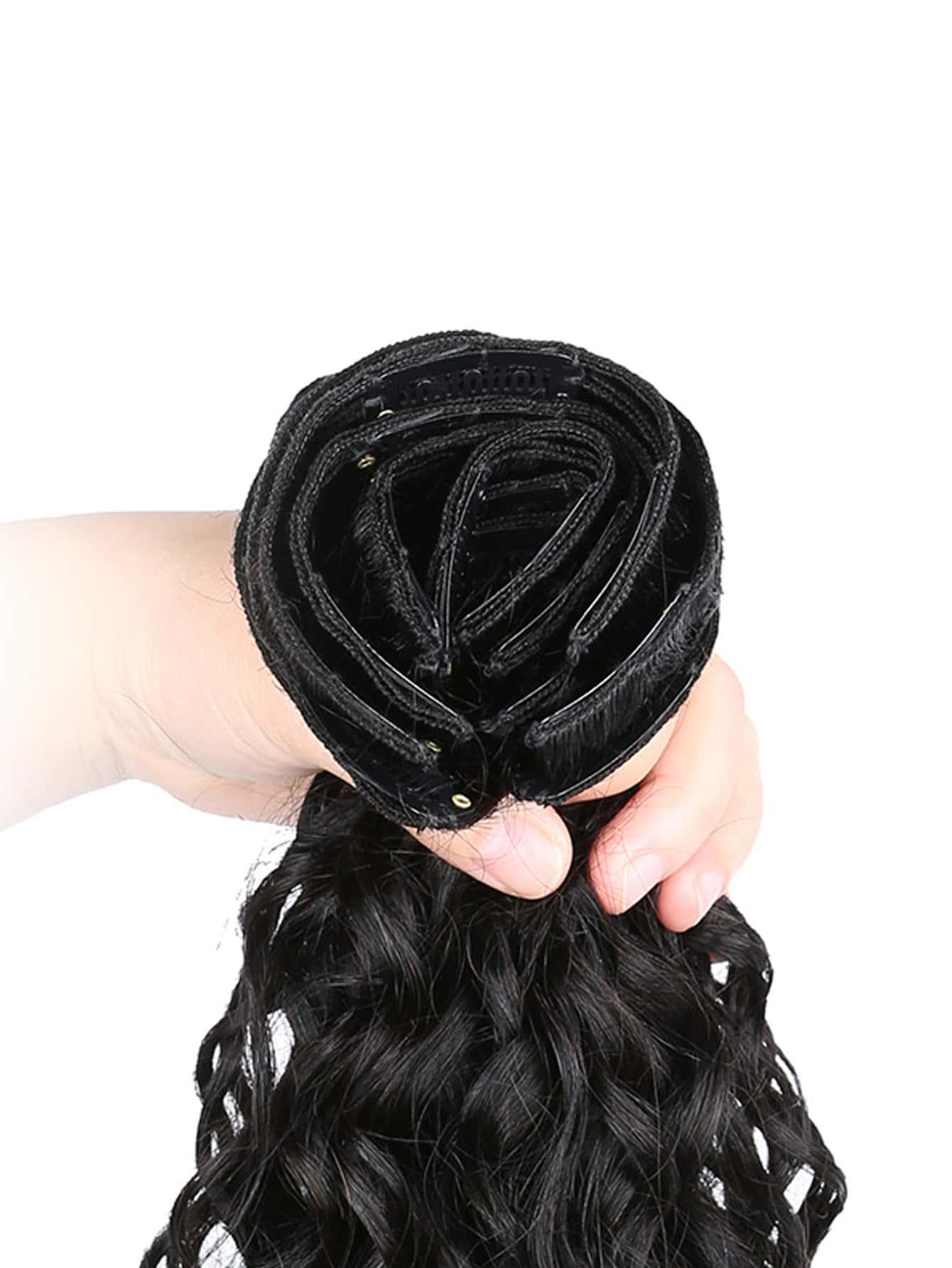 EM 8pcs Clip In Straight Human Hair - ShopEbonyMonique