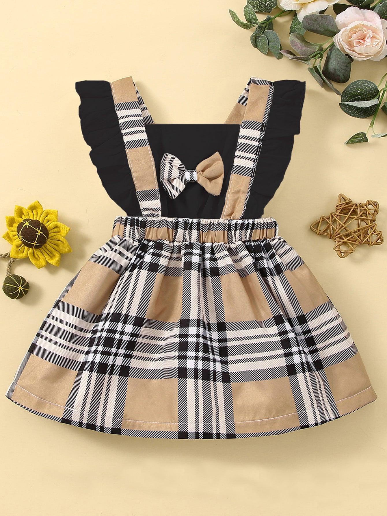 Ke'mora Baby Plaid Print Dress - ShopEbonyMonique
