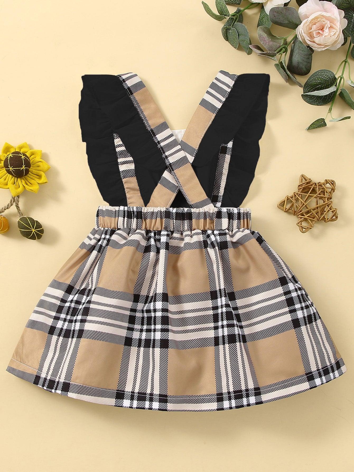 Ke'mora Baby Plaid Print Dress - ShopEbonyMonique