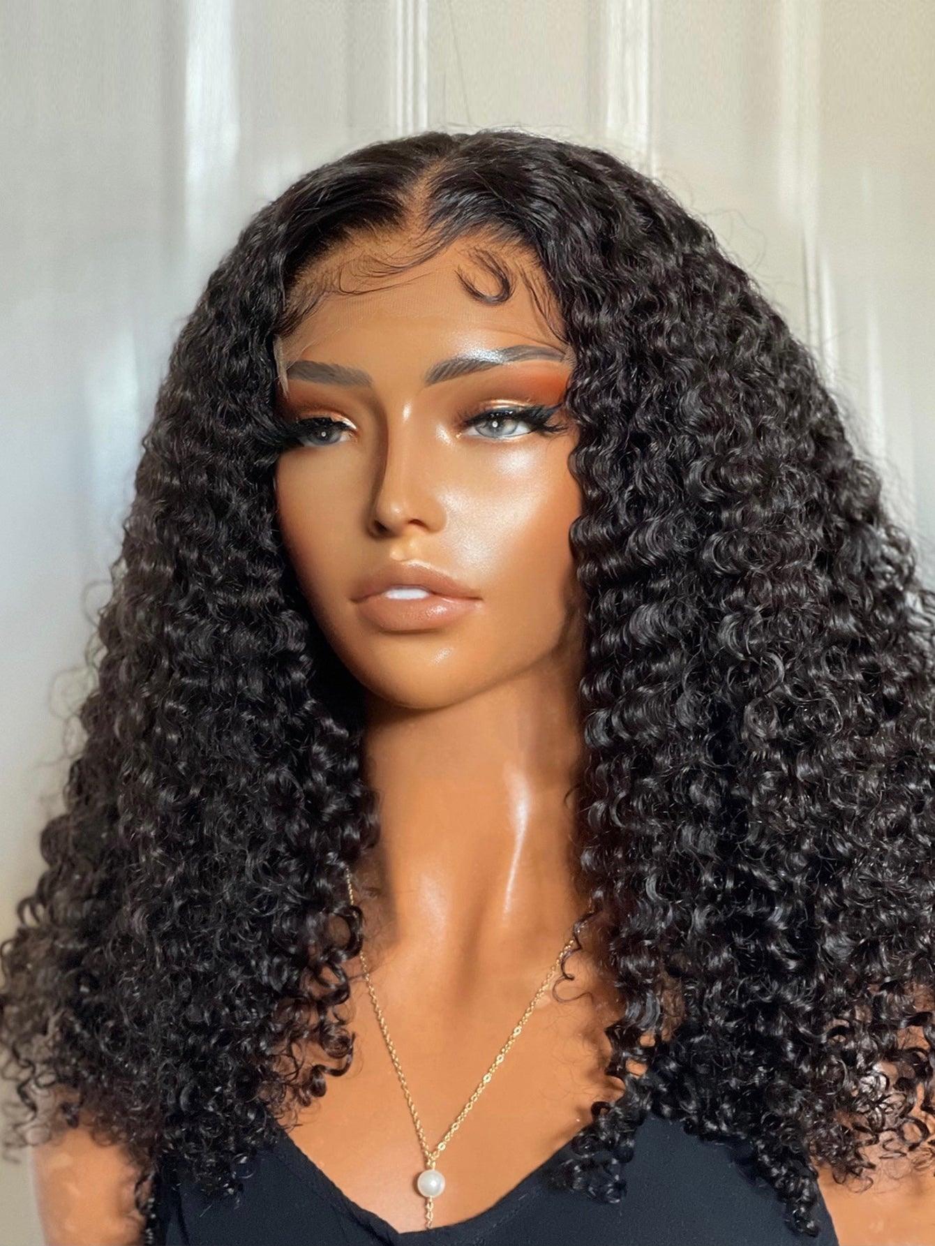 EM 13*4 Lace Front Curly Human Hair Wig - ShopEbonyMonique