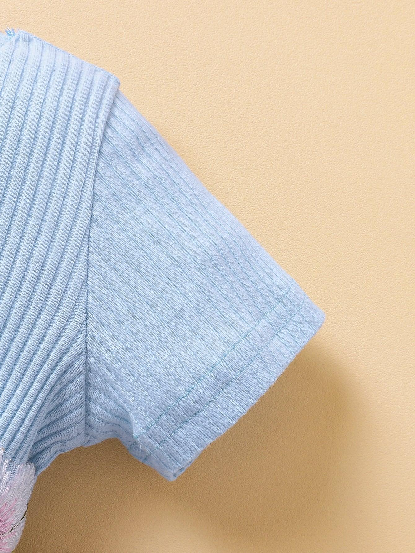 Ke'mora Baby Mesh Hem Dress - ShopEbonyMonique