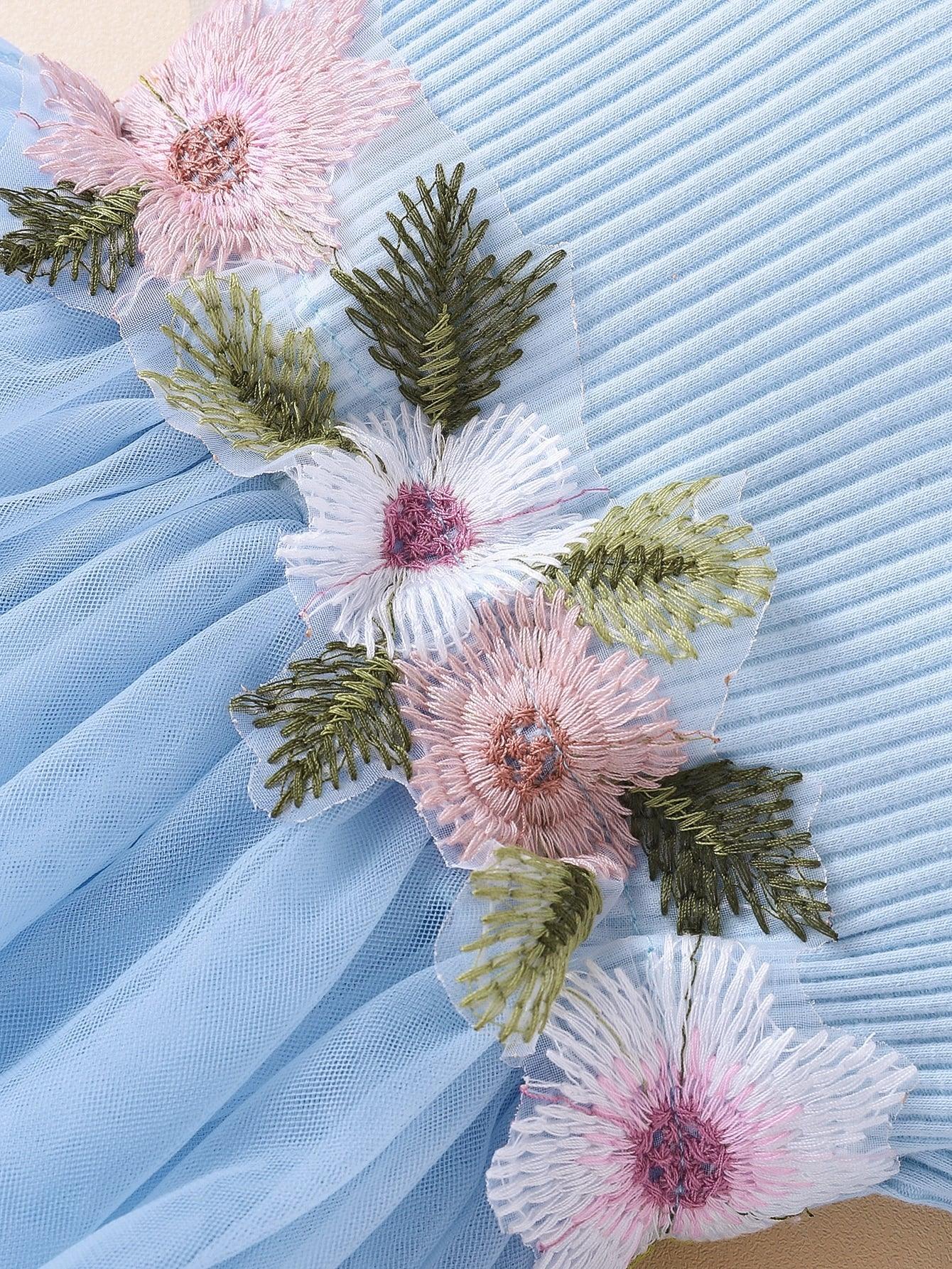 Ke'mora Baby Mesh Hem Dress - ShopEbonyMonique