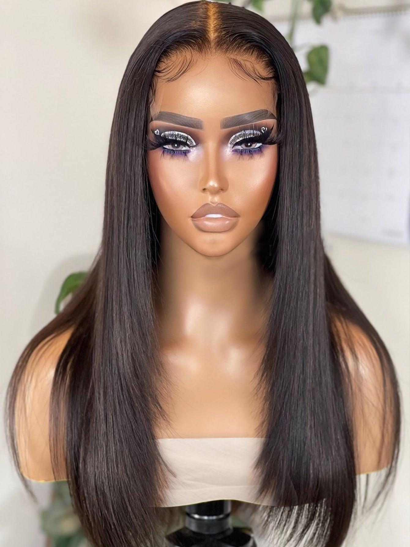 EM 13*4 Lace Front 150% Long Straight Human Hair Wig - ShopEbonyMonique