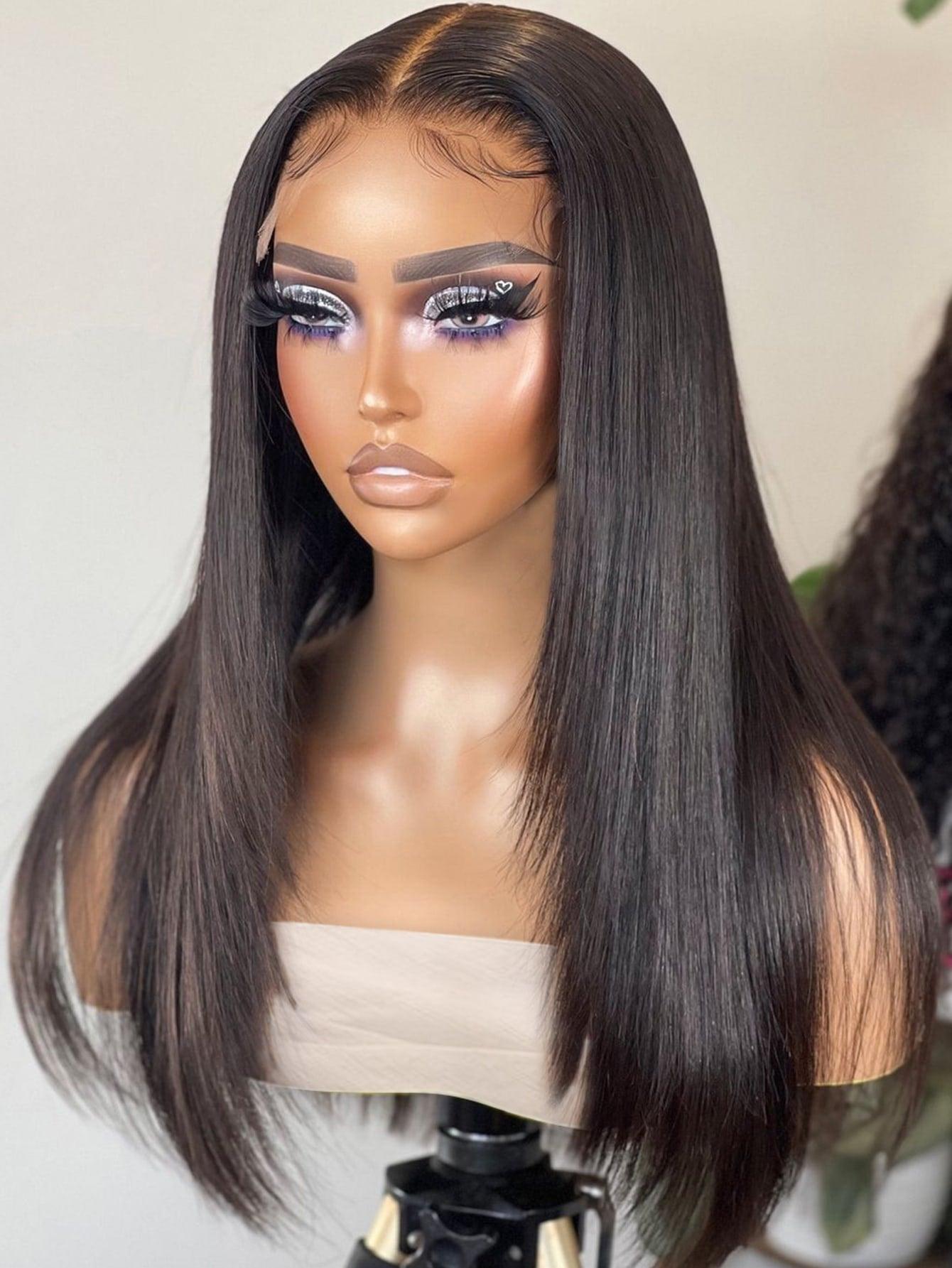 EM 13*4 Lace Front 150% Long Straight Human Hair Wig - ShopEbonyMonique