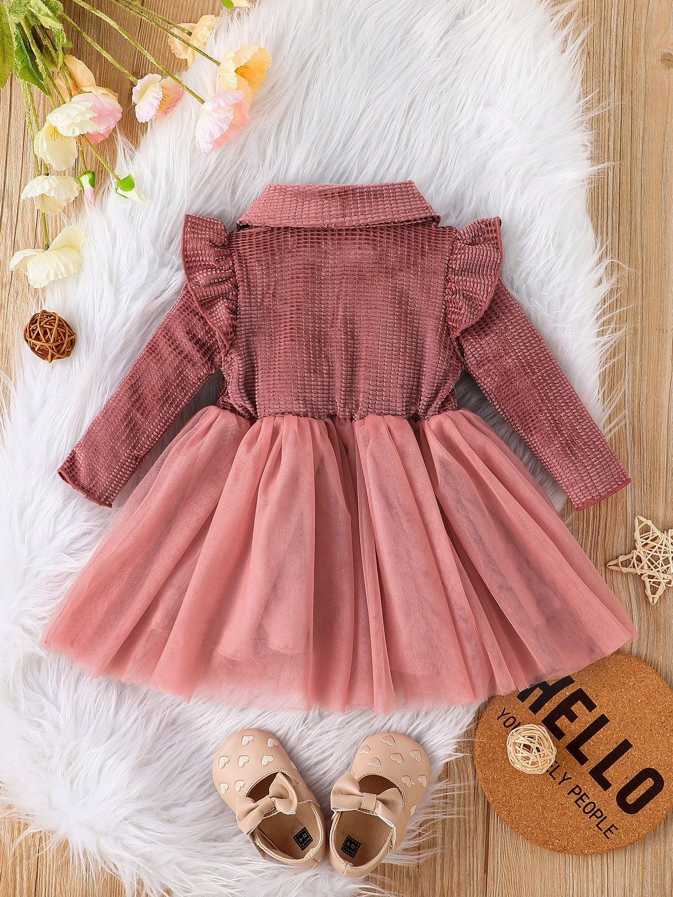 Ke'mora Baby Bow Velvet Dress - ShopEbonyMonique
