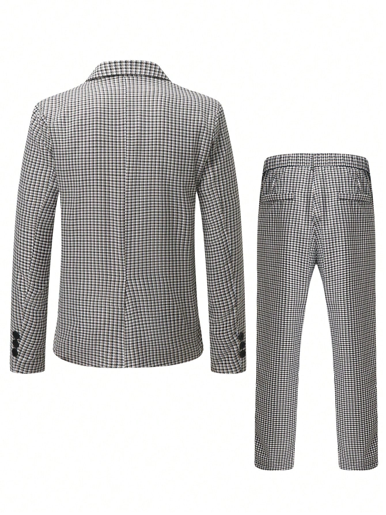 EM Men Plaid Print Blazer & Pants - ShopEbonyMonique