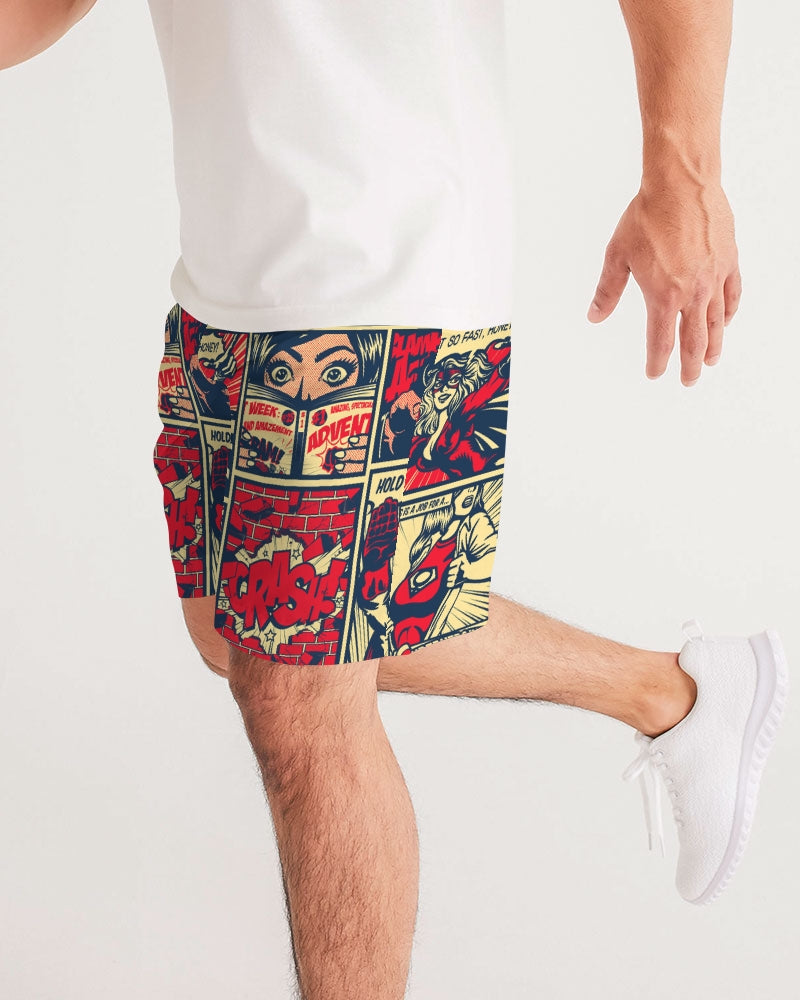 Comic Art Men's Jogger Shorts - ShopEbonyMonique