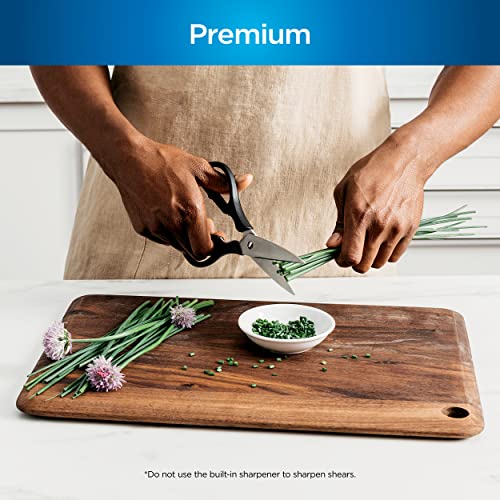 Ninja K52015 Foodi NeverDull 15 Piece Premium Knife System, Wood Series Block, German Stainless Steel, with Built-in Sharpener, Stainless Steel/Walnut - ShopEbonyMonique