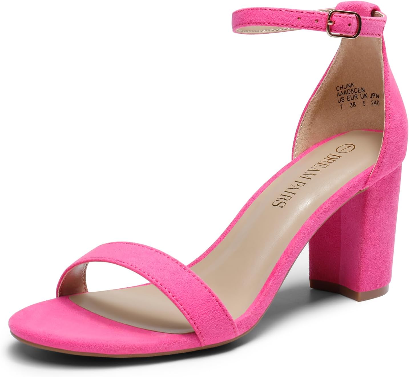 EM Women's Chunk Low Heel Pump - ShopEbonyMonique