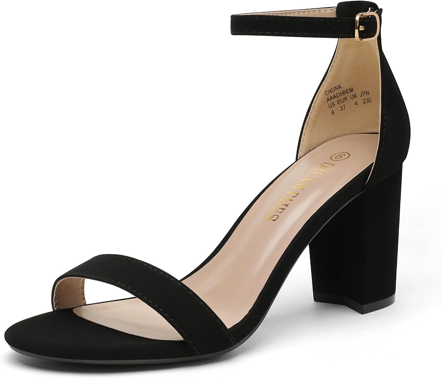 EM Women's Chunk Low Heel Pump - ShopEbonyMonique
