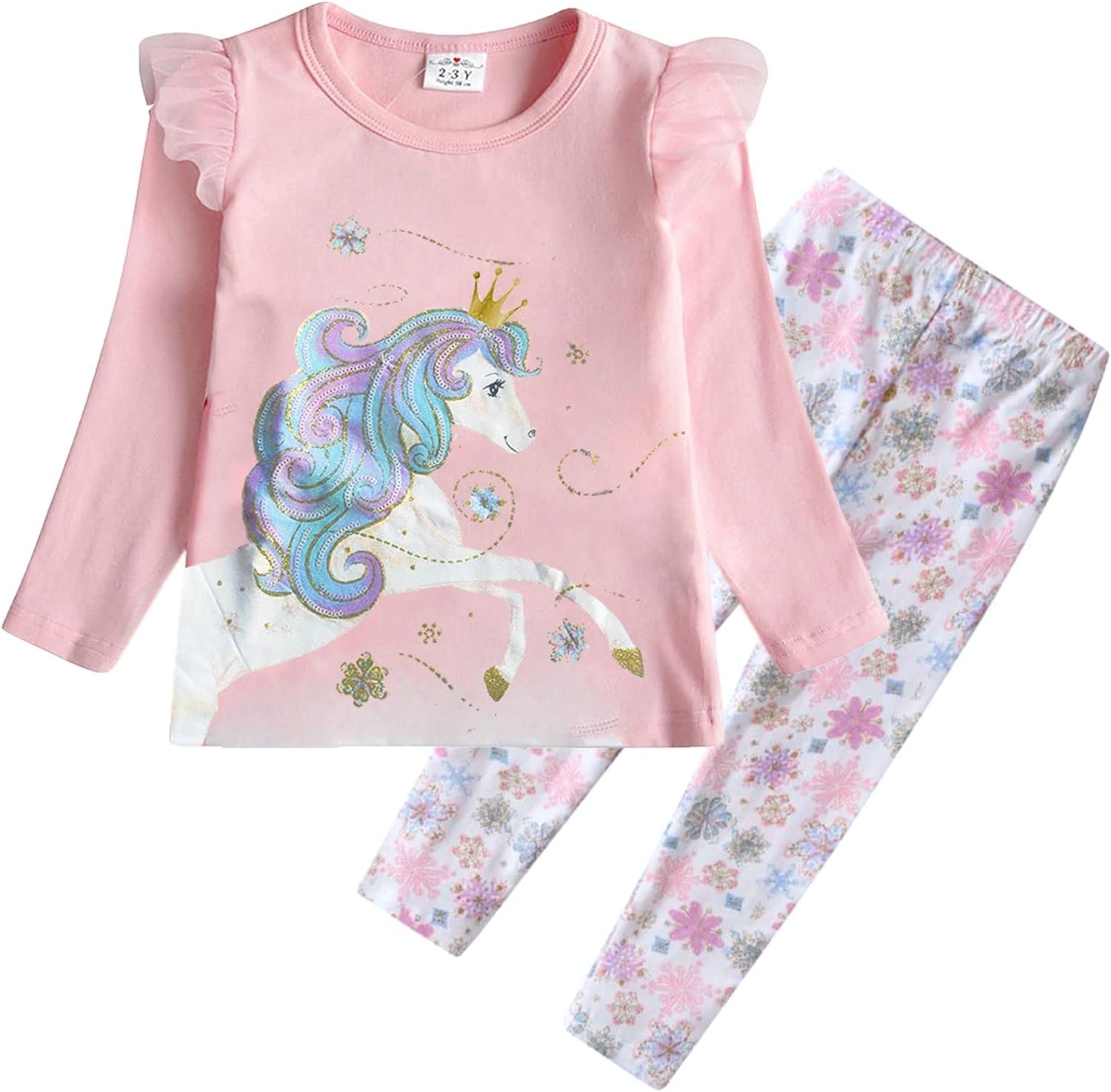 EM girls clothes toddler outfits - little kids shirts & leggings winter fashion clothing sets, cute birthday gifts - ShopEbonyMonique