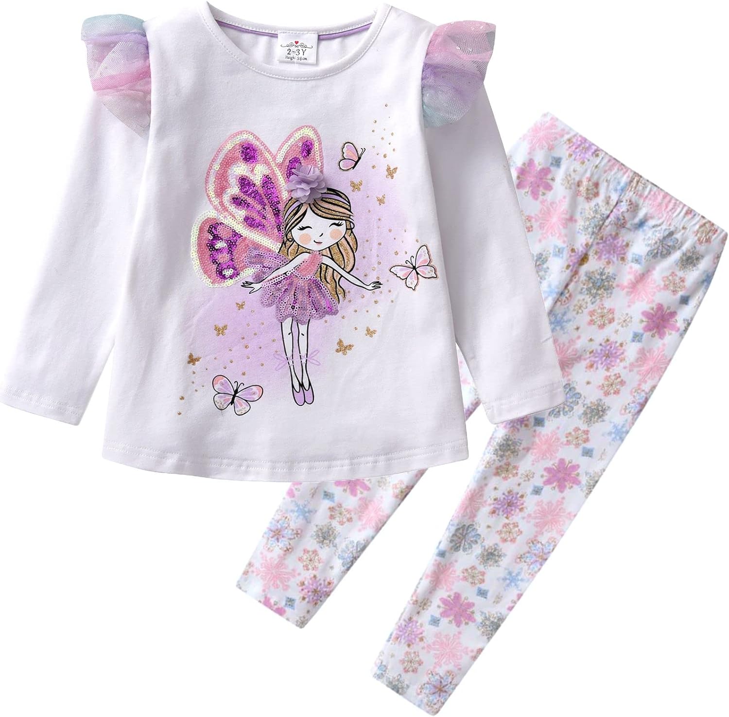 EM girls clothes toddler outfits - little kids shirts & leggings winter fashion clothing sets, cute birthday gifts - ShopEbonyMonique