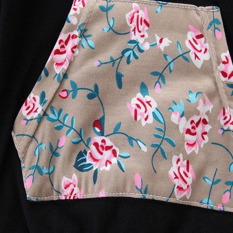 Ke'mora Winter Sports Floral Hooded Set - ShopEbonyMonique