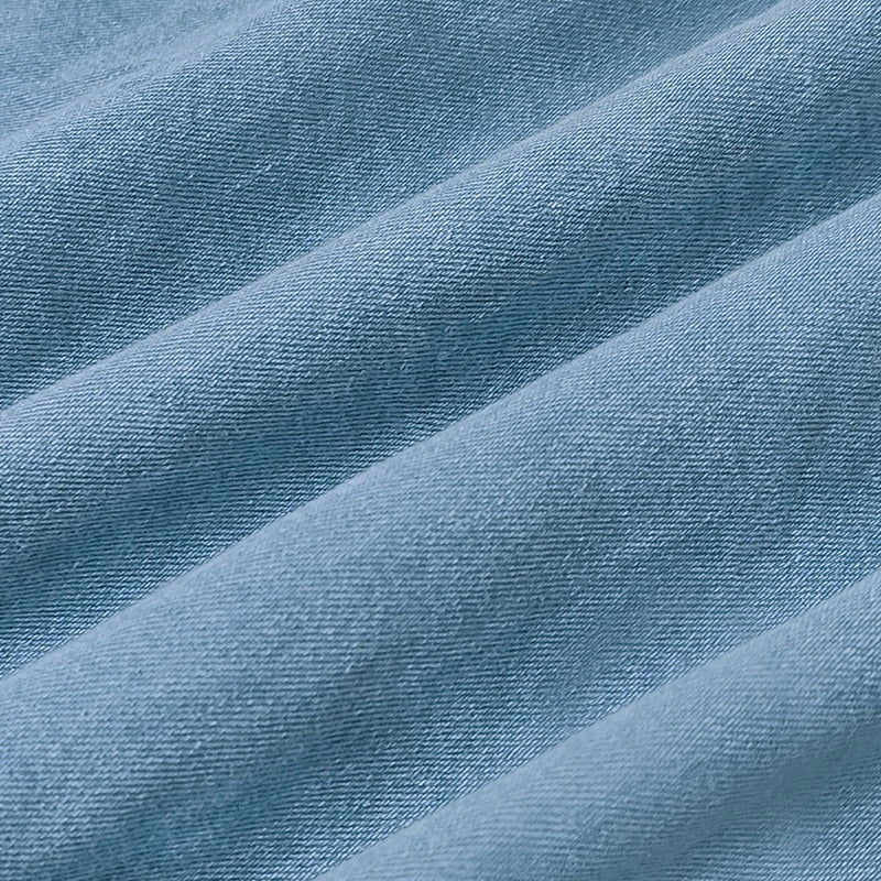 Bubble Blue Denim Top - ShopEbonyMonique