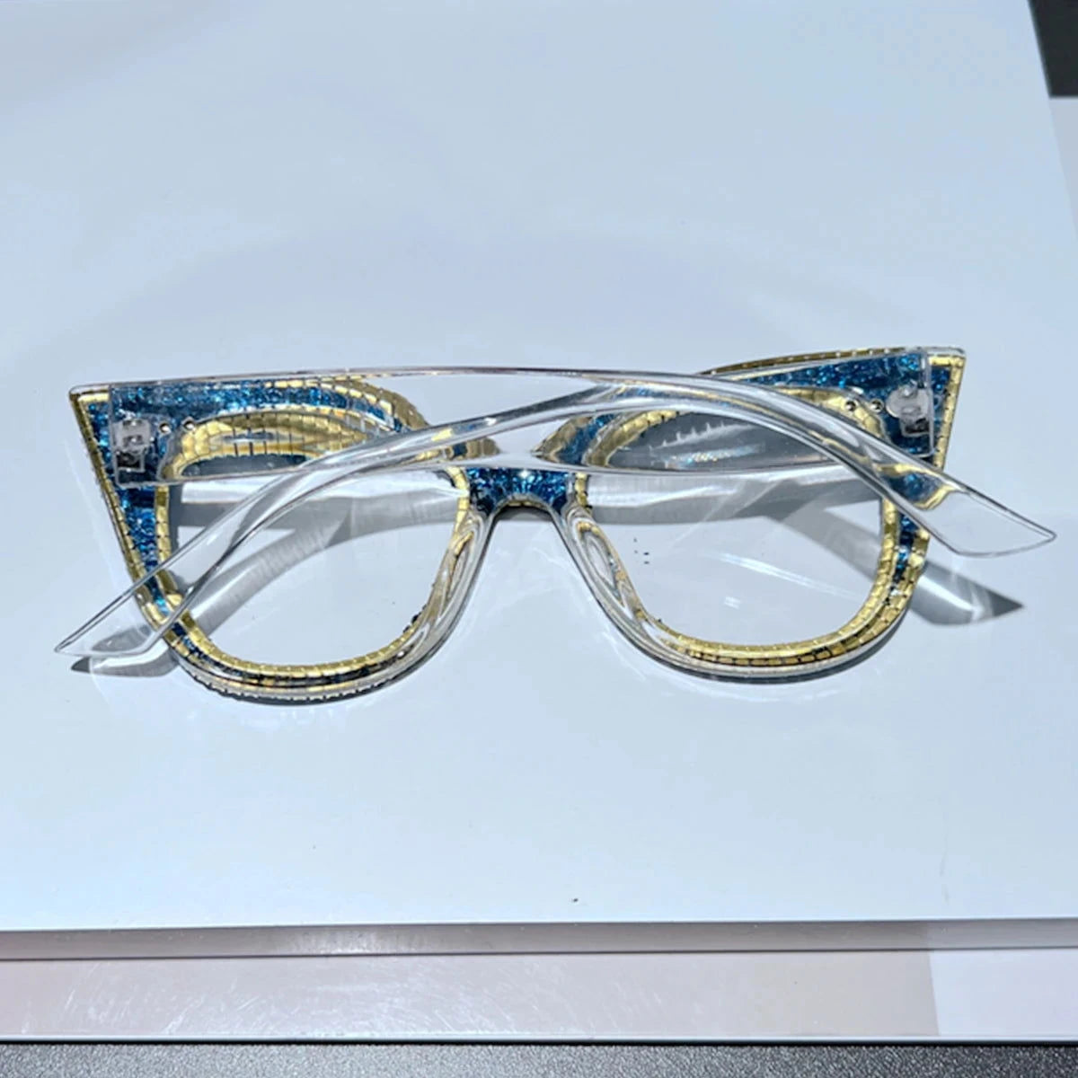 Cat Eyes Stone Glasses - ShopEbonyMonique