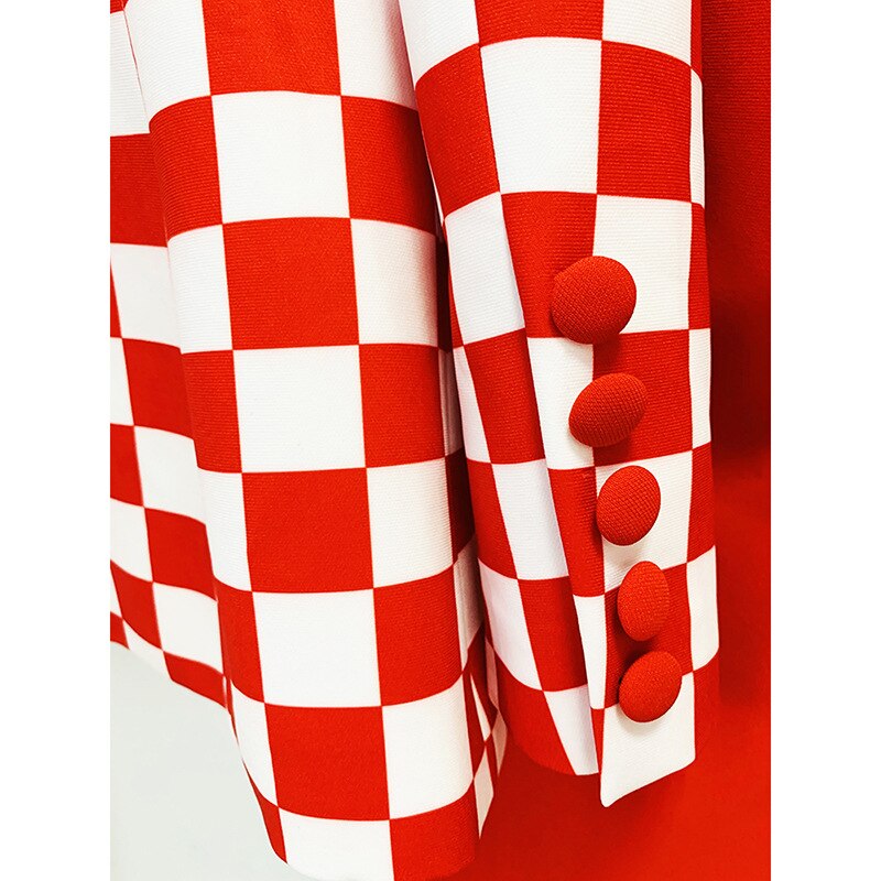 Checker Pants Blazer Suit - ShopEbonyMonique