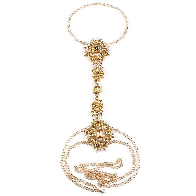 Crystal Body Chain Necklace - ShopEbonyMonique