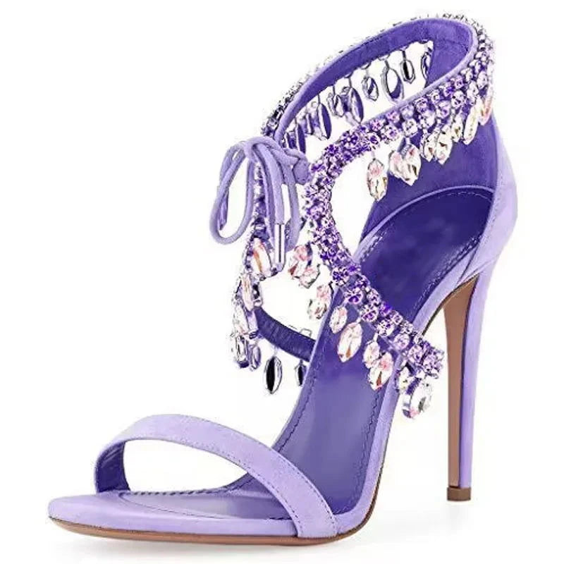Dazzling Crystal Tassel Shoes - ShopEbonyMonique
