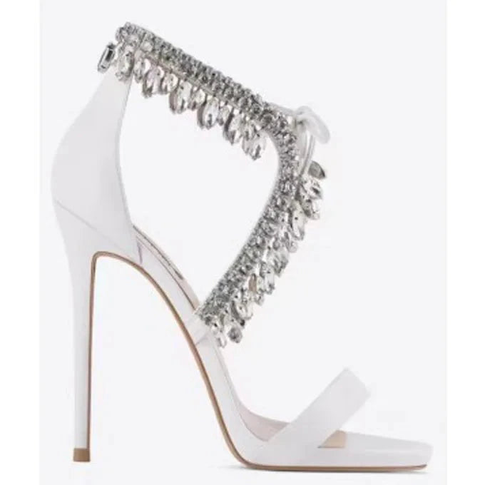 Dazzling Crystal Tassel Shoes - ShopEbonyMonique