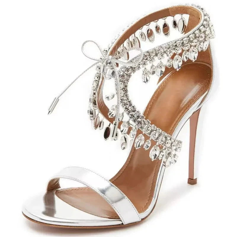 Dazzling Crystal Tassel Shoes - ShopEbonyMonique