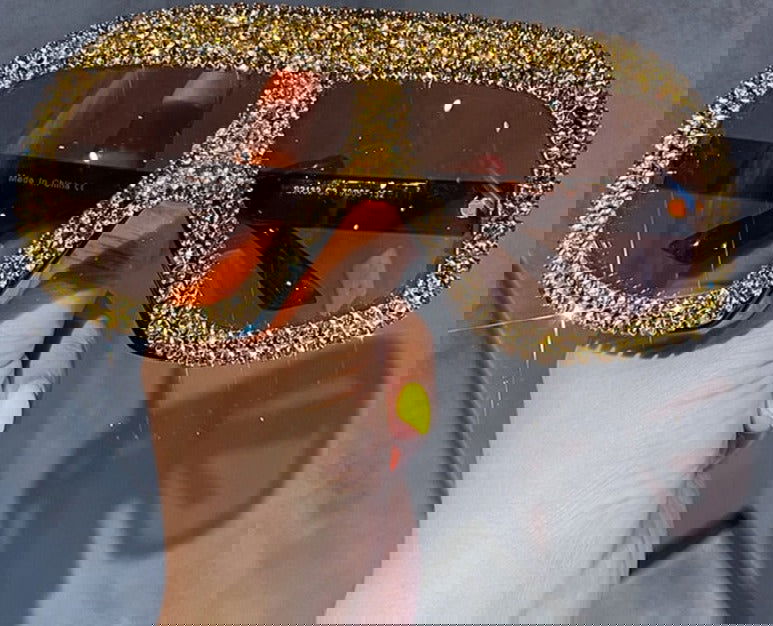 Designer Bling Y2K Sunglasses - ShopEbonyMonique