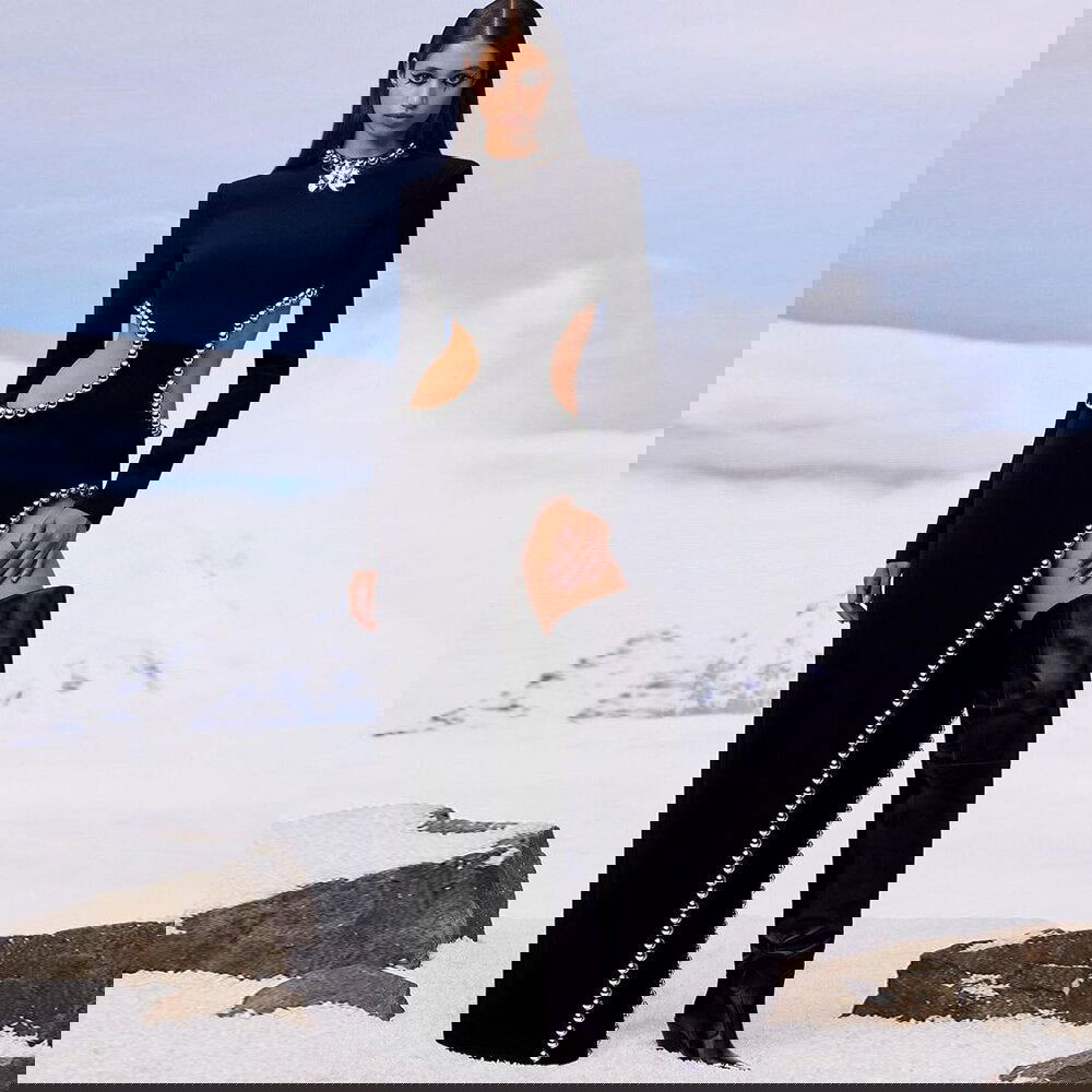 Diamond O Neck Cutout Dress - ShopEbonyMonique