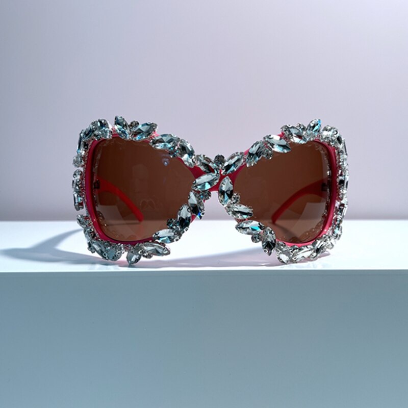 Diamond Y2k Oversized Punk Sunglasses - ShopEbonyMonique
