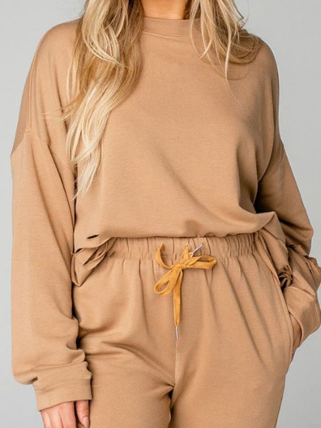 Distressed Joggers Set - ShopEbonyMonique