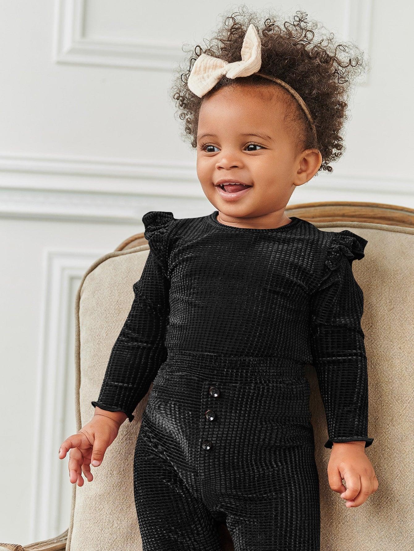 EM Baby Velvet Pants set - ShopEbonyMonique