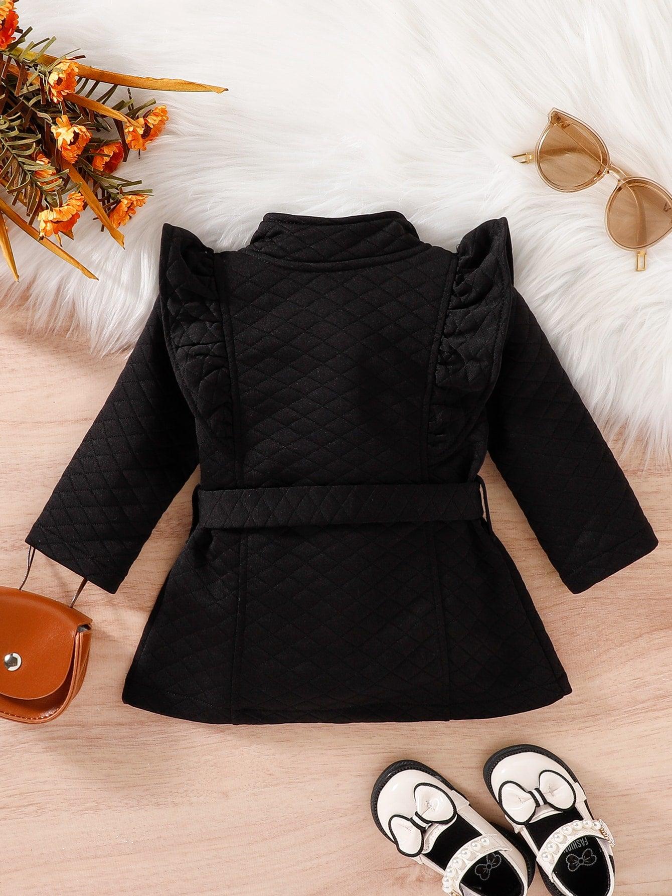 EM Kids Belted Coat - ShopEbonyMonique