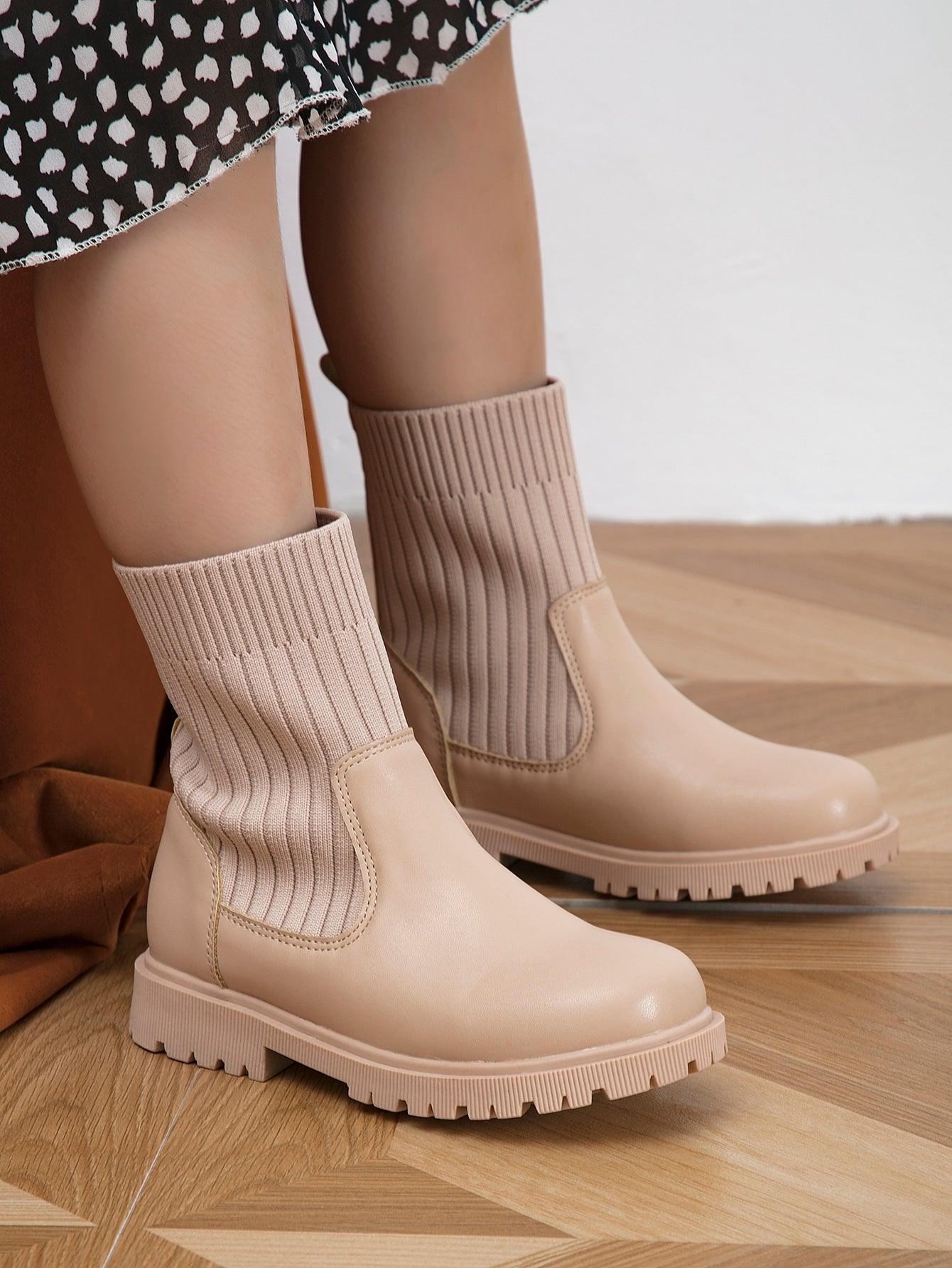 EM Kids Slip-On Sock Boots - ShopEbonyMonique