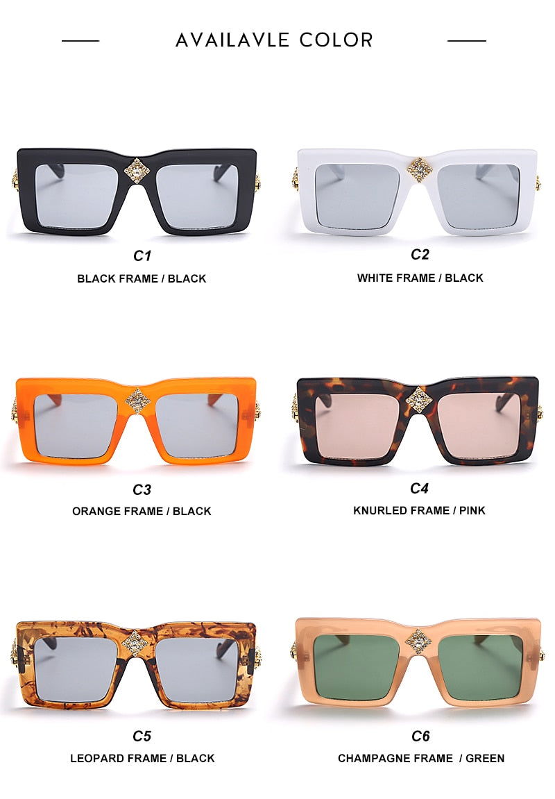 EM Luxury Rhinestone Unisex Sunglasses - ShopEbonyMonique