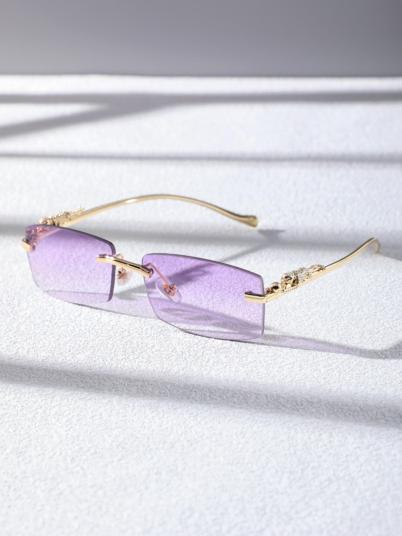 EM Men Square Rimless Fashion Glasses - ShopEbonyMonique