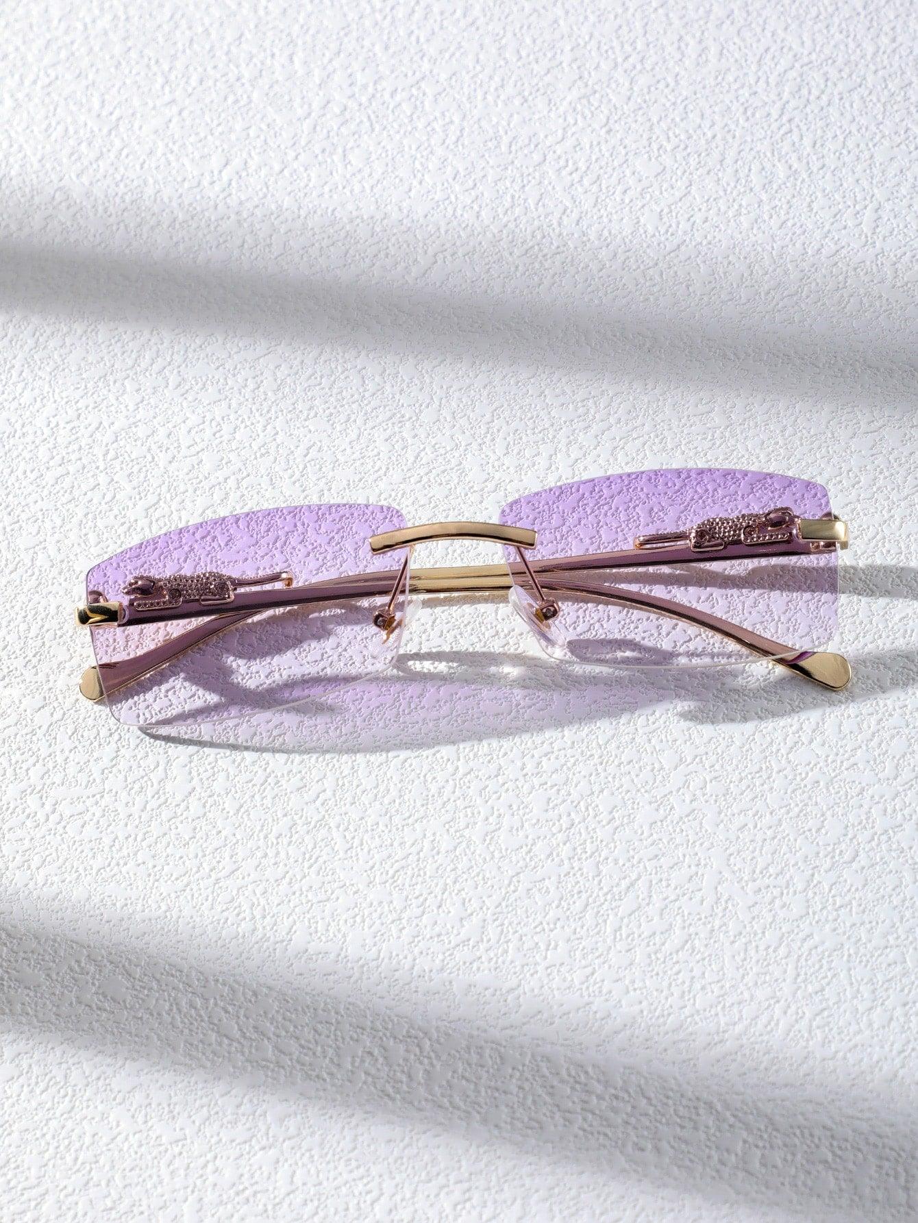 EM Men Square Rimless Fashion Glasses - ShopEbonyMonique