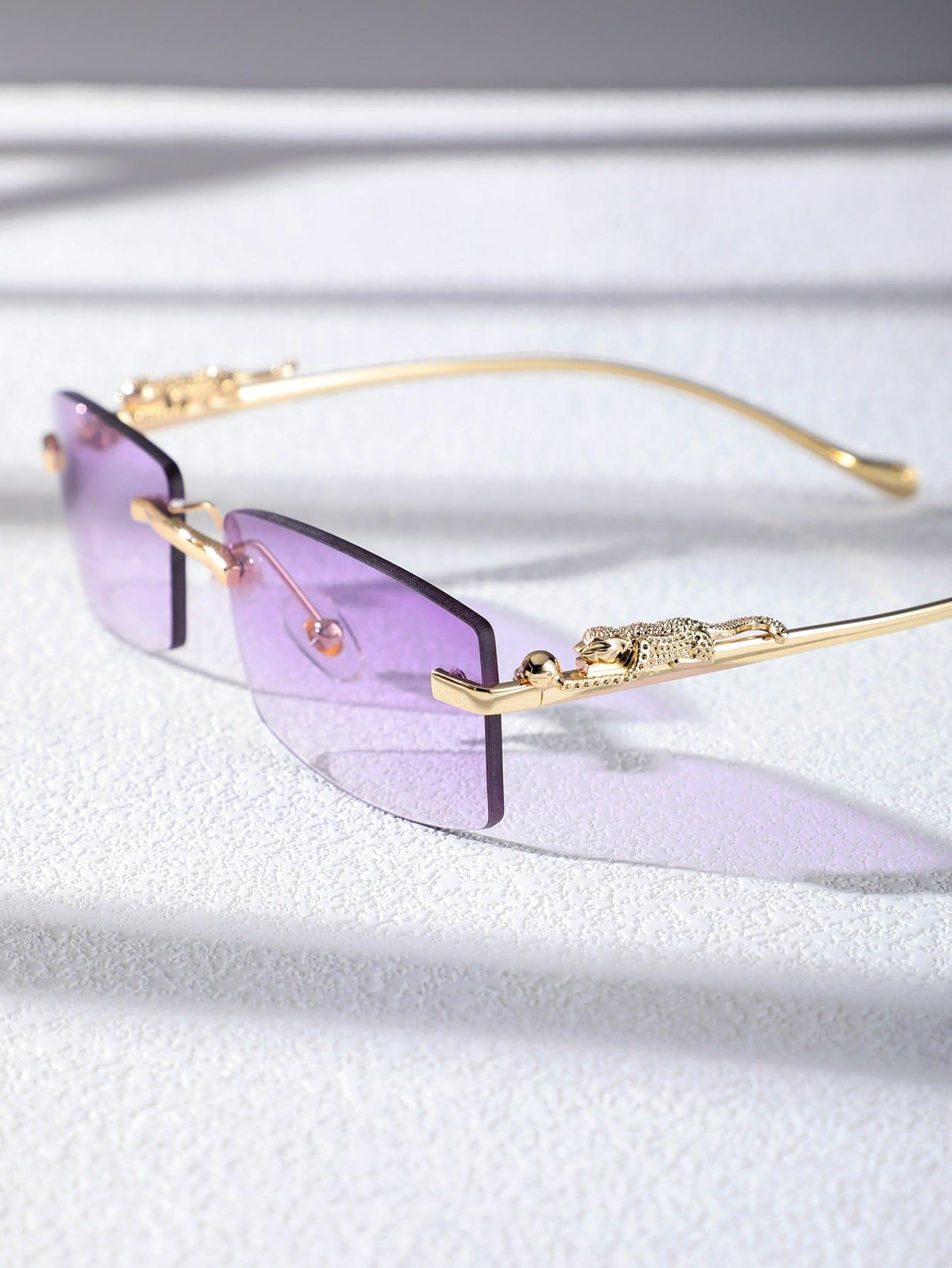 EM Men Square Rimless Fashion Glasses - ShopEbonyMonique