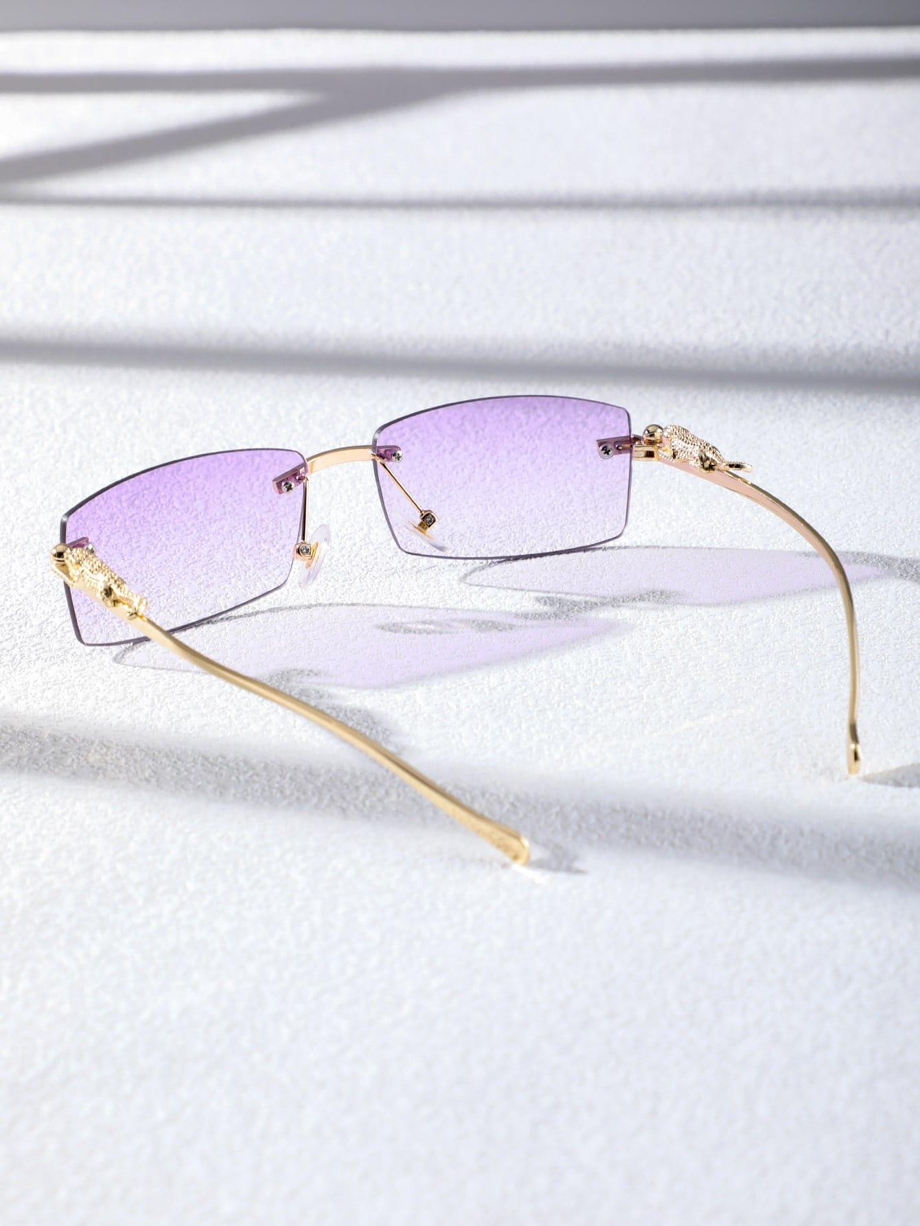 EM Men Square Rimless Fashion Glasses - ShopEbonyMonique